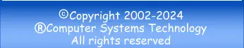 Copyright 2002-2024 Computer Systems TechnologyAll rights reserved